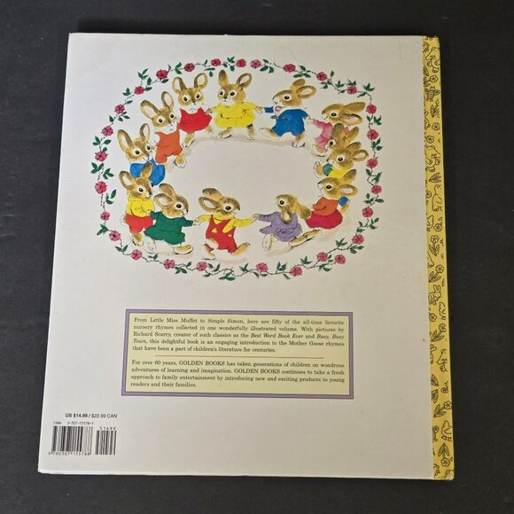 Vintage 1990s Richard Scarrys Best Mother Goose Ever Golden Book Hard Cover - Picture 2 of 10